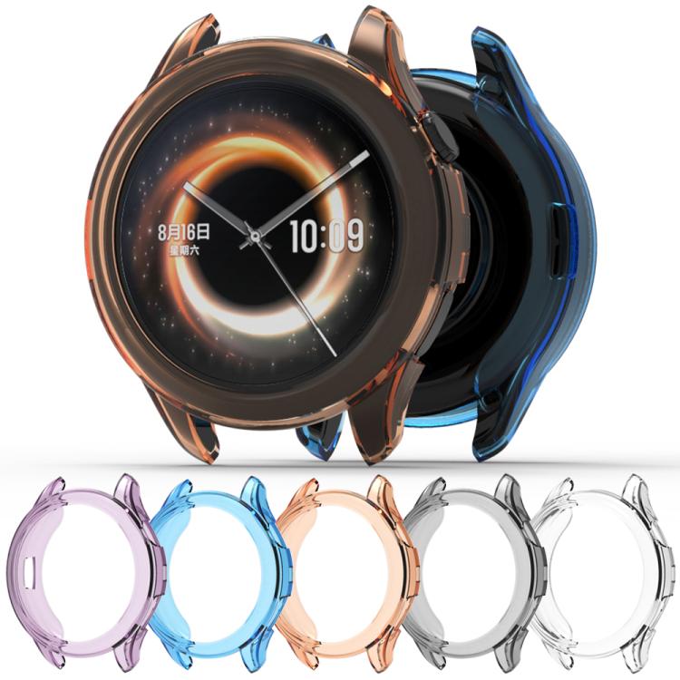 For Xiaomi Watch 5 Candy Color Half Coverage Hollow TPU Watch Protective Case