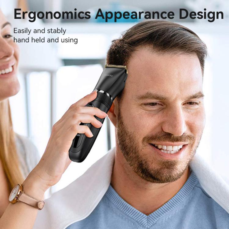 Yesido MG06 Cordless Washable Hair Clipper & Trimmer - Black