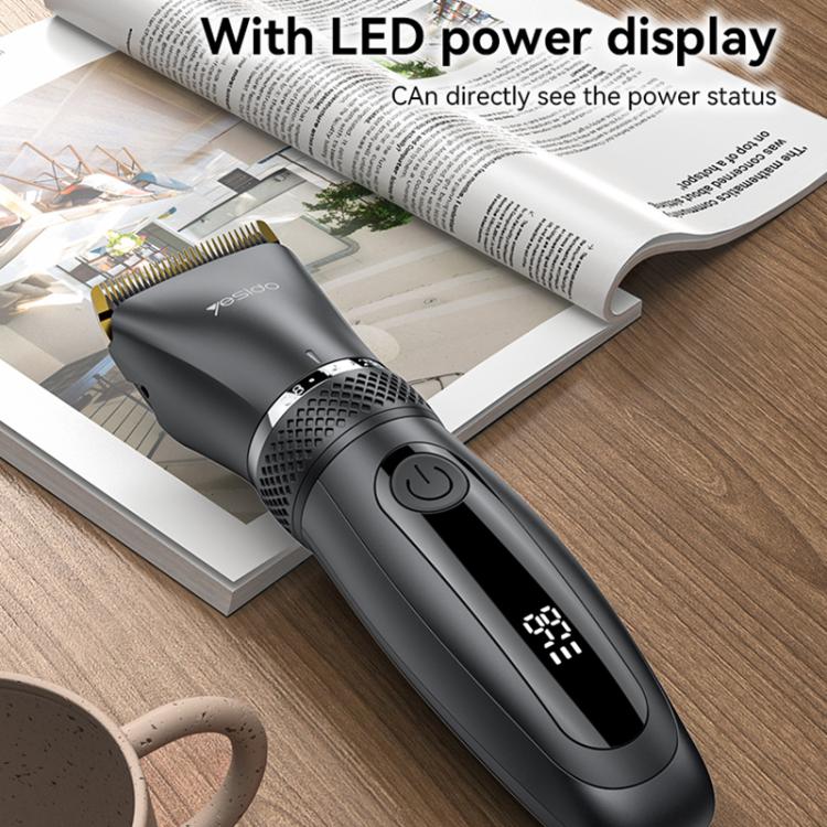 Yesido MG06 Cordless Washable Hair Clipper & Trimmer - Black