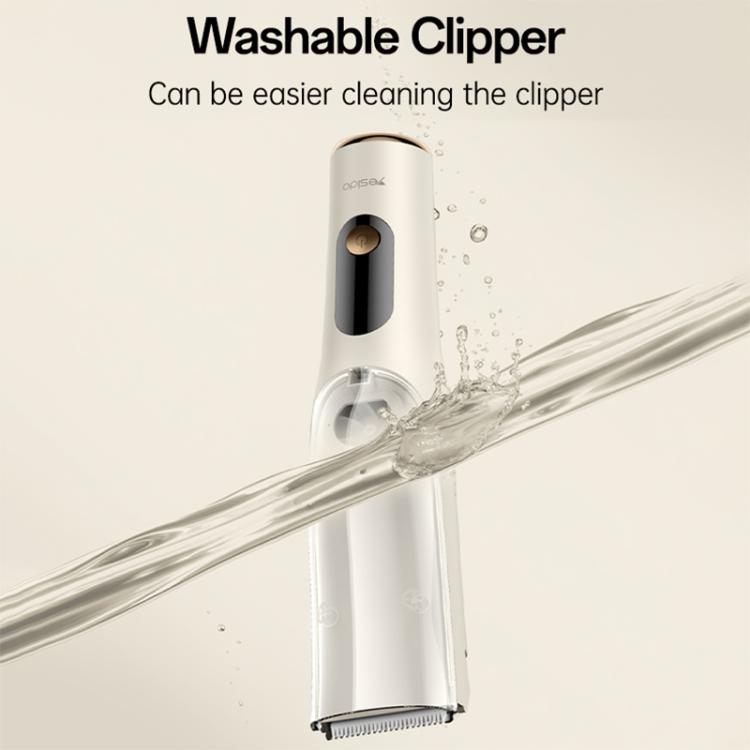 Yesido MG19 Low Temperature Ceramic Blade Baby Hair Clipper - Beige