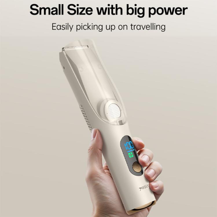 Yesido MG19 Low Temperature Ceramic Blade Baby Hair Clipper - Beige