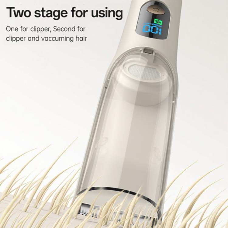 Yesido MG19 Low Temperature Ceramic Blade Baby Hair Clipper - Beige