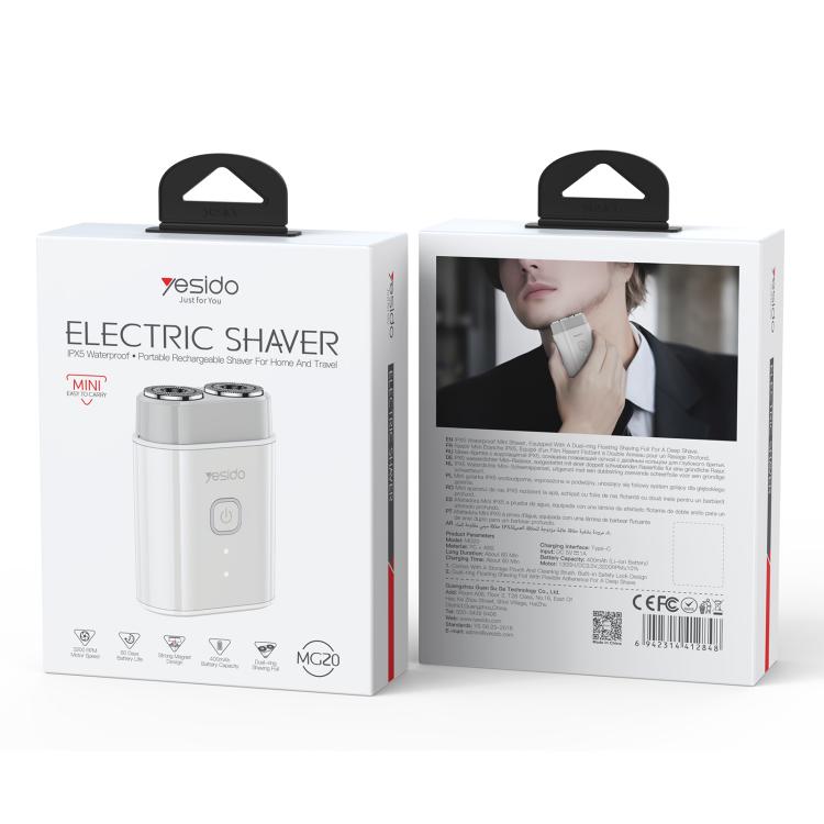 Yesido MG20 Portable Travel Electric Shaver - Beige