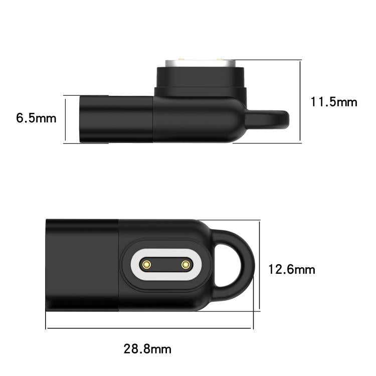 For Imoo Watch Phone Z11 / Z10 / Z9 USB-C / Type-C Port Smart Watch Charging Adapter