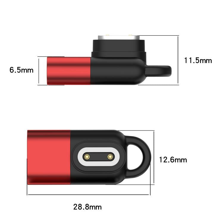 For Imoo Watch Phone Z11 / Z10 / Z9 USB-C / Type-C Port Smart Watch Charging Adapter