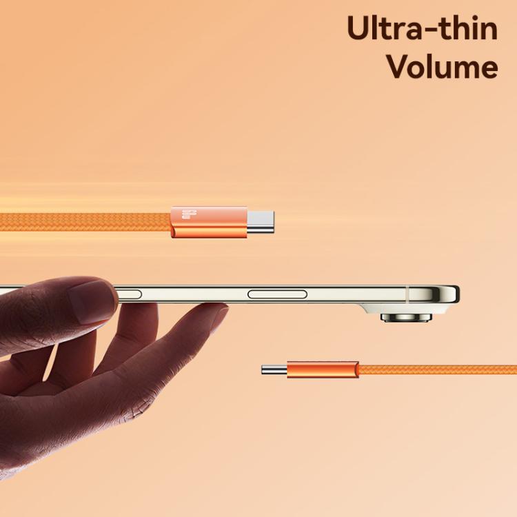 USAMS SJ783 U96 1.2m 60W USB-C / Type-C to USB-C / Type-C Aluminum Alloy Fast Charging Data Cable