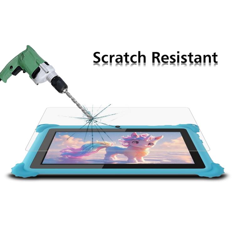 For Cidea CM91 Tablet Kids 7 2pcs 9H 0.3mm Explosion-proof Tempered Glass Film