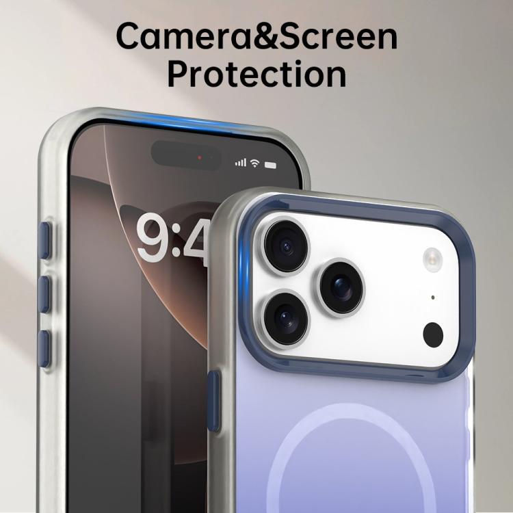 For iPhone 13 Pro Candy Gradient Series 3 in 1 Hybrid Magnetic Phone Case