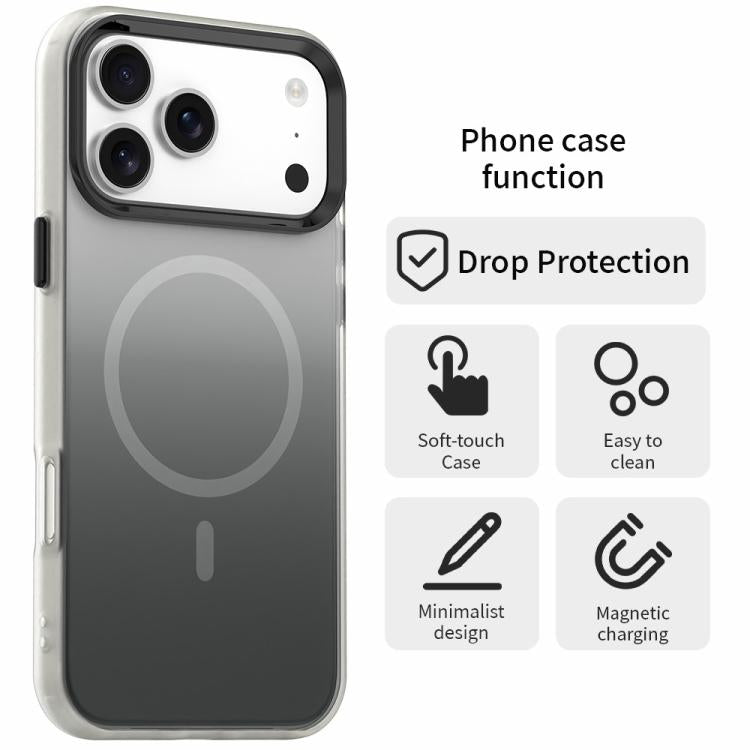 For iPhone 14 Plus Candy Gradient Series 3 in 1 Hybrid Magnetic Phone Case
