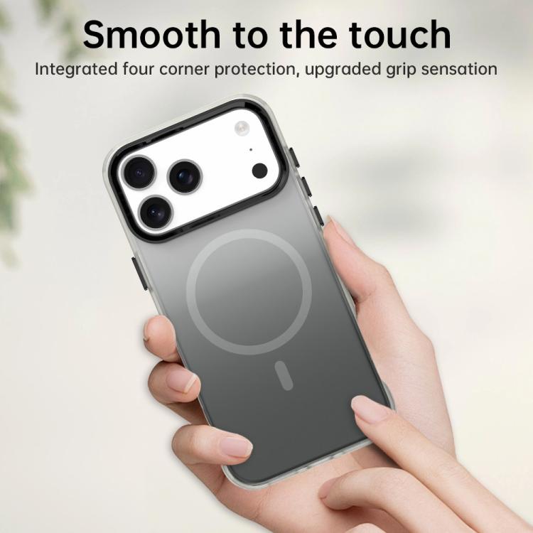 For iPhone 14 Pro Candy Gradient Series 3 in 1 Hybrid Magnetic Phone Case