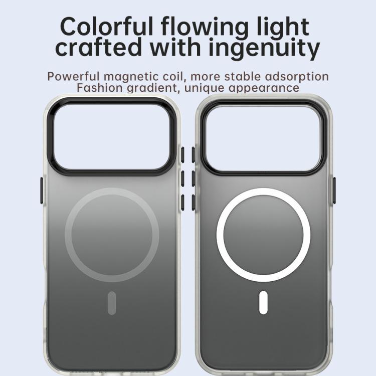 For iPhone 15 Pro Max Candy Gradient Series 3 in 1 Hybrid Magnetic Phone Case