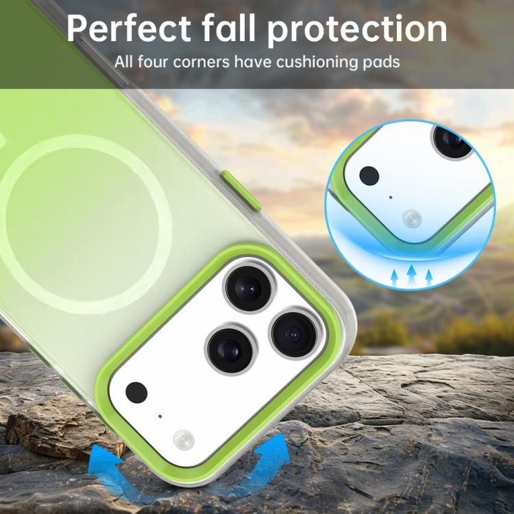For iPhone 16 Pro Max Candy Gradient Series 3 in 1 Hybrid Magnetic Phone Case