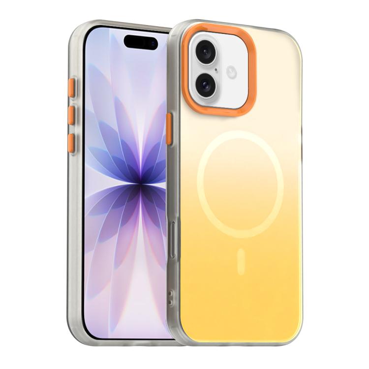 For iPhone 17 Candy Gradient Series 3 in 1 Hybrid Magnetic Phone Case