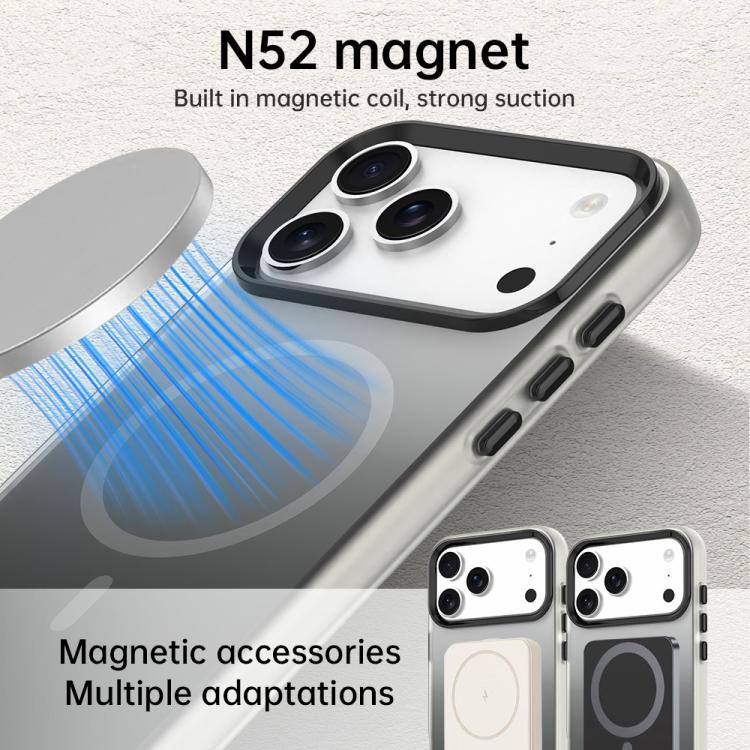 For iPhone Air Candy Gradient Series 3 in 1 Hybrid Magnetic Phone Case