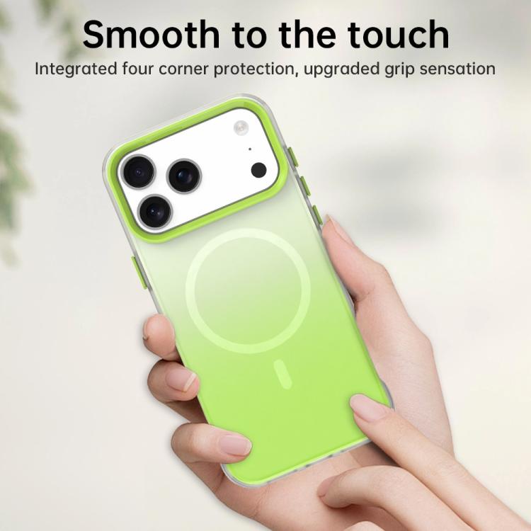 For iPhone 17 Pro Candy Gradient Series 3 in 1 Hybrid Magnetic Phone Case