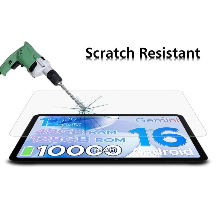 For POCKAM P12 12 inch 9H 0.3mm Explosion-proof Tempered Glass Film