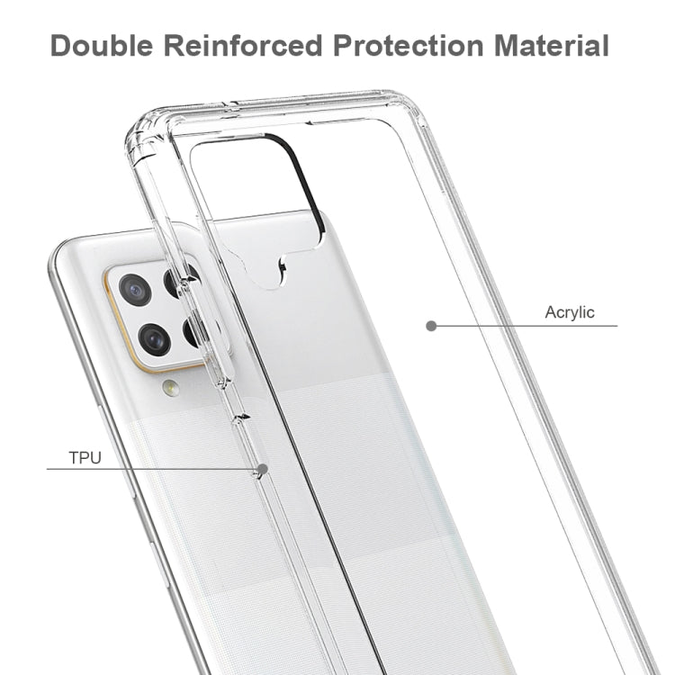 For Samsung Galaxy A42 5G Scratchproof TPU + Acrylic Protective Case(Transparent)