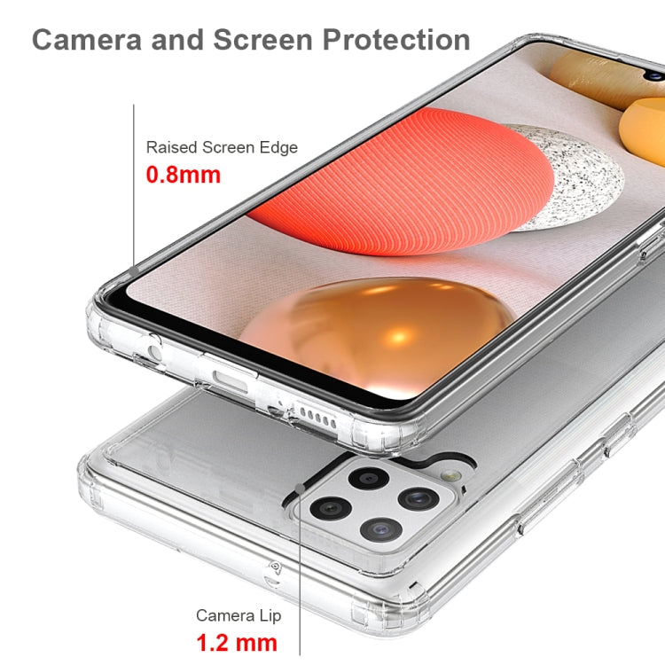 For Samsung Galaxy A42 5G Scratchproof TPU + Acrylic Protective Case(Transparent)