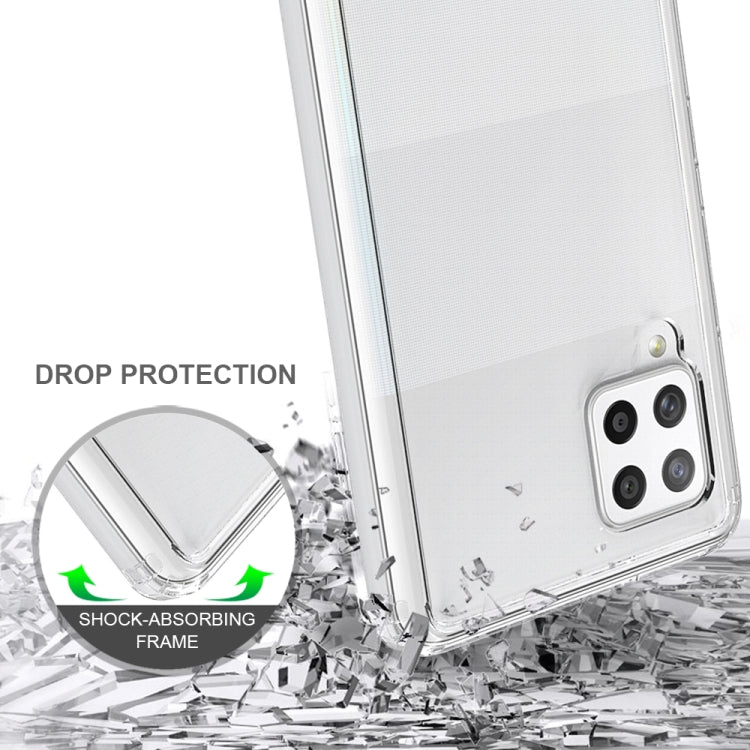 For Samsung Galaxy A42 5G Scratchproof TPU + Acrylic Protective Case(Transparent)