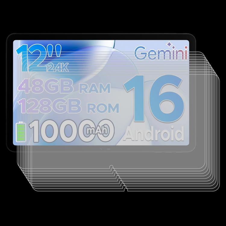 For POCKAM P12 12 inch 25pcs 9H 0.3mm Explosion-proof Tempered Glass Film