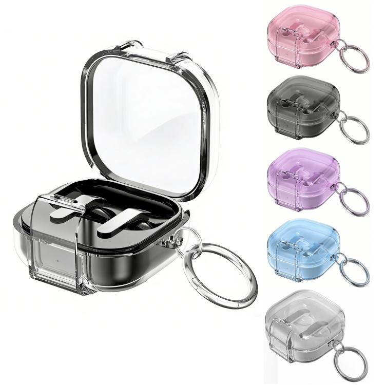 For Samsung Galaxy Buds4 / 4 Pro Starry Security Lock Earphone Case with Holder & Keyring