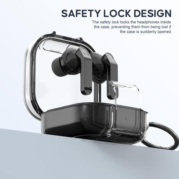 For Samsung Galaxy Buds4 / 4 Pro Starry Security Lock Earphone Case with Holder & Keyring