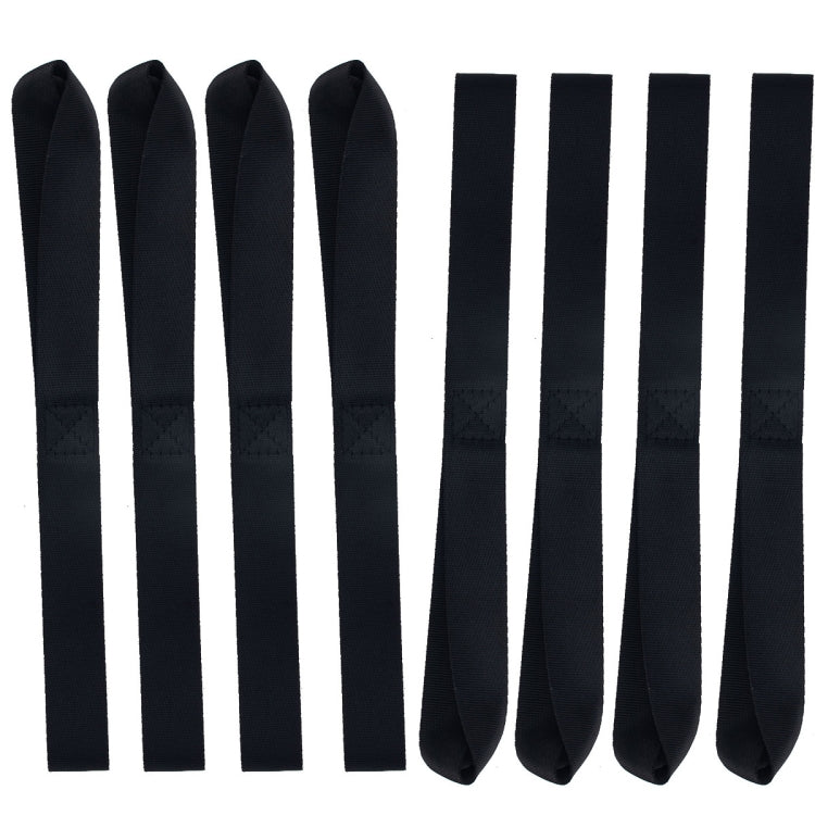8 PCS ATV Hook Belt Motorcycle Tie Down Straps, Length:32cm