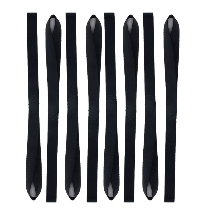 8 PCS ATV Hook Belt Motorcycle Tie Down Straps, Length:46cm