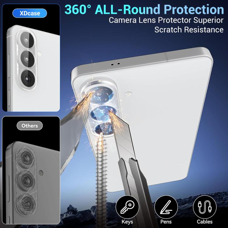 For Samsung Galaxy S26 5G XDcase HD Tempered Glass Camera Lens Protector