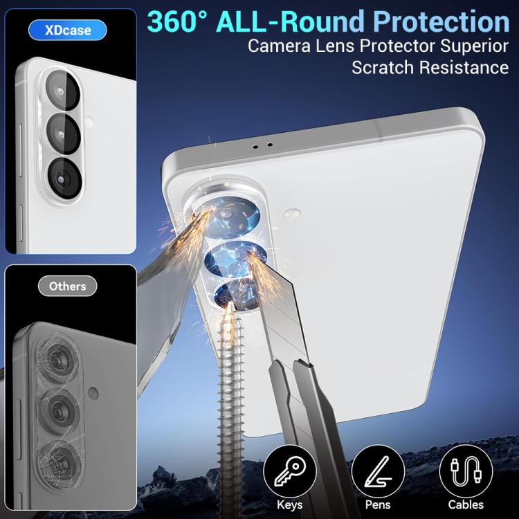 For Samsung Galaxy S26 5G XDcase HD Tempered Glass Camera Lens Protector