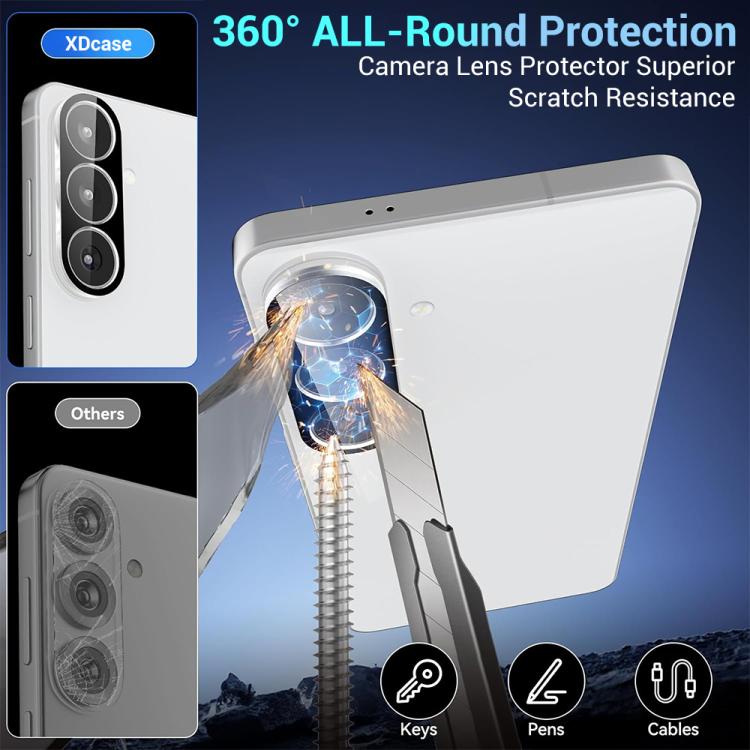 For Samsung Galaxy S26 5G XDcase HD Tempered Glass Camera Lens Protector
