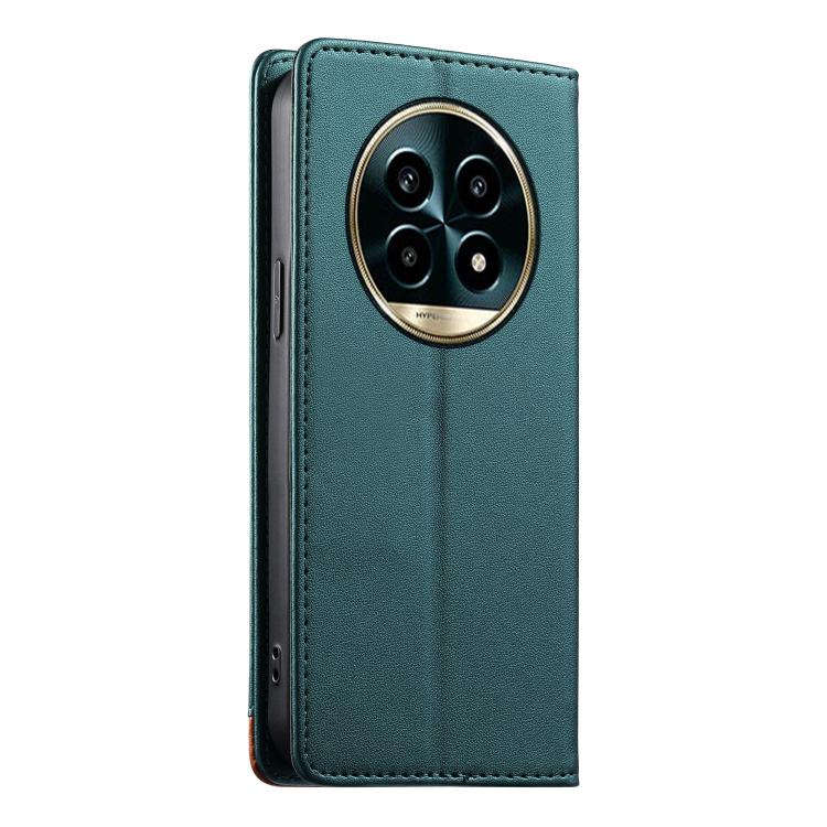 For Realme 13 Pro 5G / 13 Pro+ 5G Dierfeng Splicing Strong Magnetic RFID Vegan Leather Phone Case