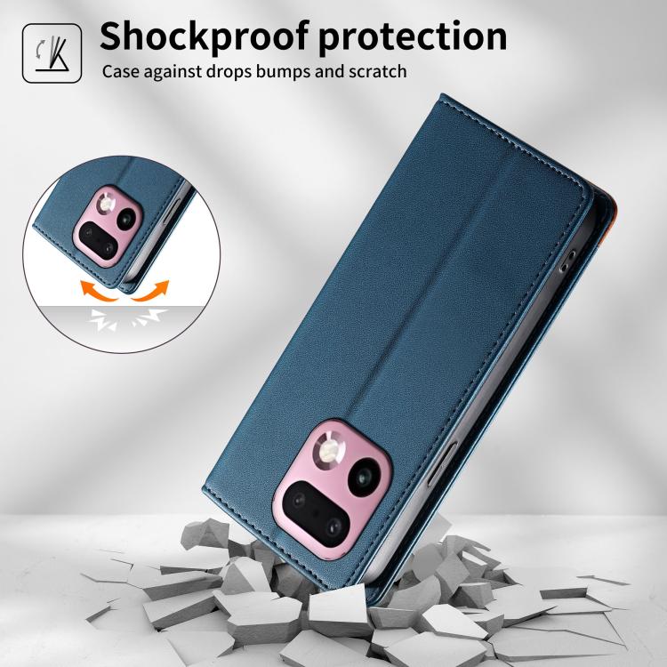 For Realme 16 Pro+ 5G Dierfeng Splicing Strong Magnetic RFID Vegan Leather Phone Case