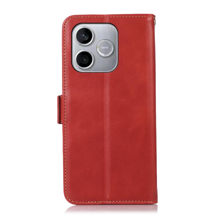 For Honor 600 Lite Global Magnetic Crazy Horse Texture Genuine Leather RFID Phone Case