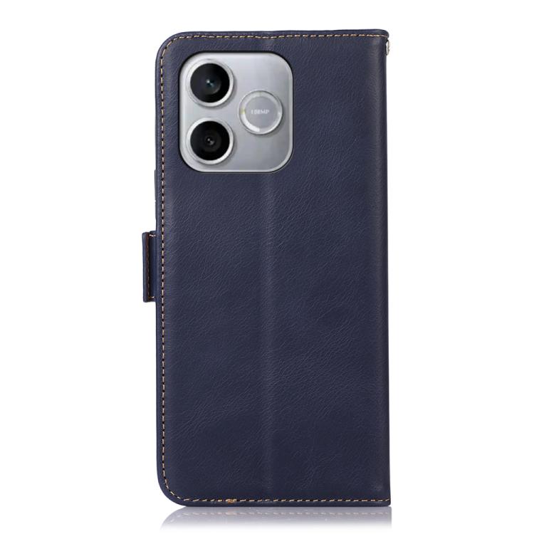 For Honor 600 Lite Global Magnetic Crazy Horse Texture Genuine Leather RFID Phone Case