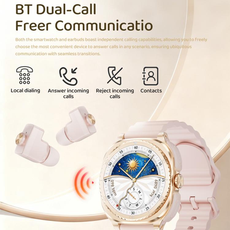 GT99 1.53-inch Display 2-in-1 Smart Sports Watch TWS Bluetooth Earphones