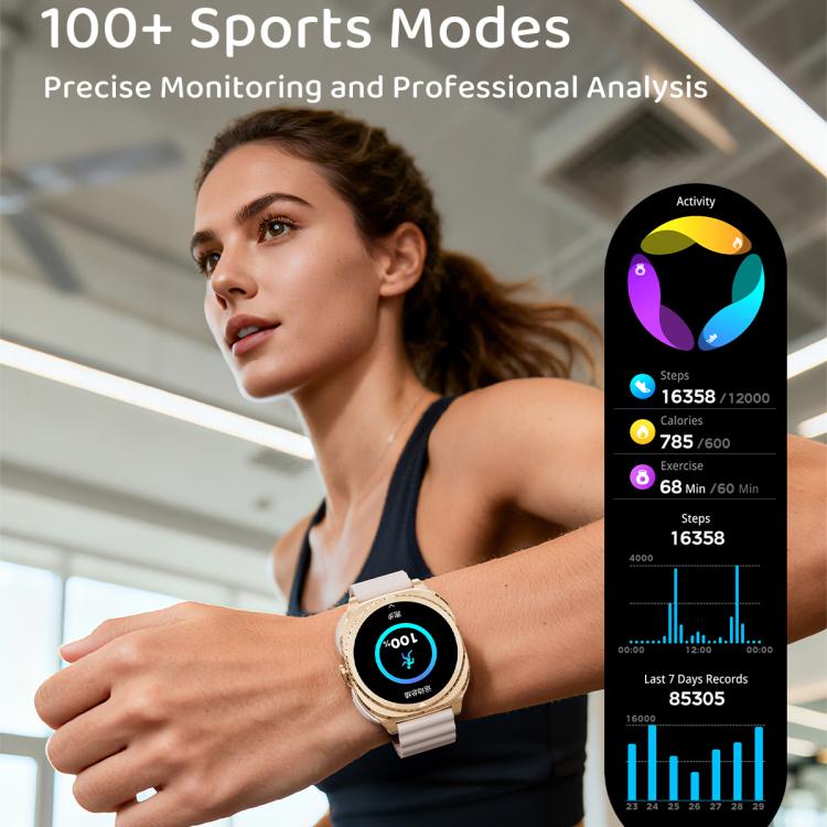 GT99 1.53-inch Display 2-in-1 Smart Sports Watch TWS Bluetooth Earphones
