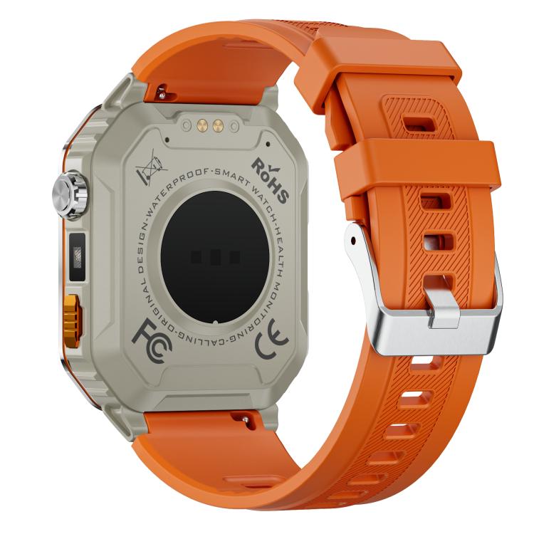 MT62 2.01-inch IPS Display Outdoor Adventures Smart Watch with 1000mAh Battery & Flashlight