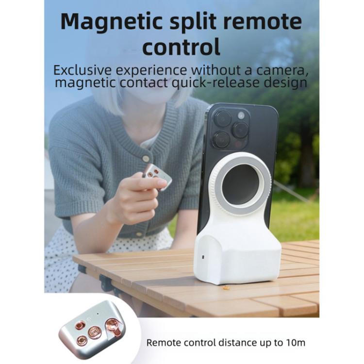 Magnetic Smartphone Shooting Holder Hand Grip Handle Snap On Phone Stand, Type:Single Grip