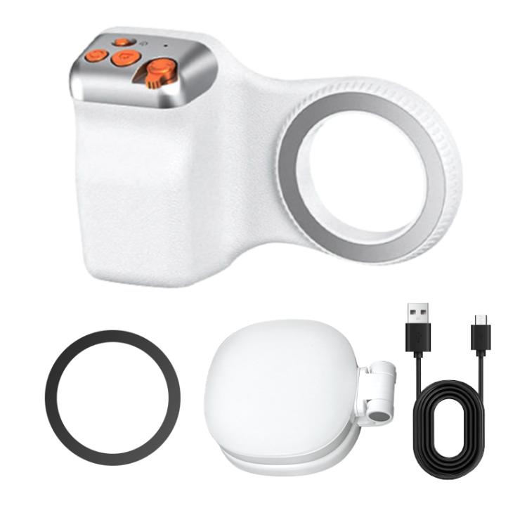 Magnetic Smartphone Shooting Holder Hand Grip Handle Snap On Phone Stand, Type:With Fill Light