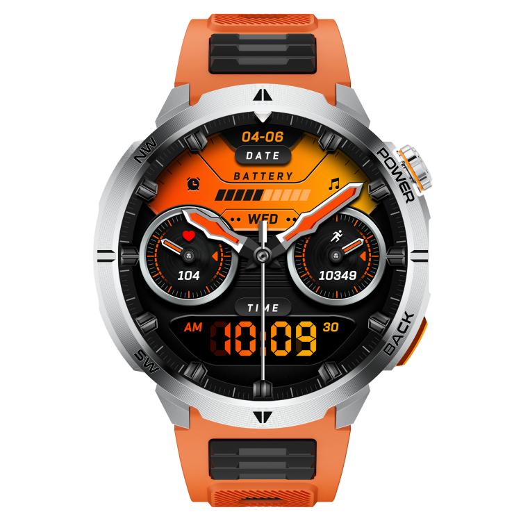 MT68 1.7-inch IPS Display Outdoor Adventures Smart Watch with 1000mAh Battery & Flashlight