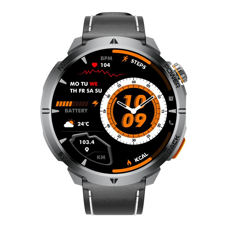 MT68 1.7-inch IPS Display Outdoor Adventures Smart Watch with 1000mAh Battery & Flashlight