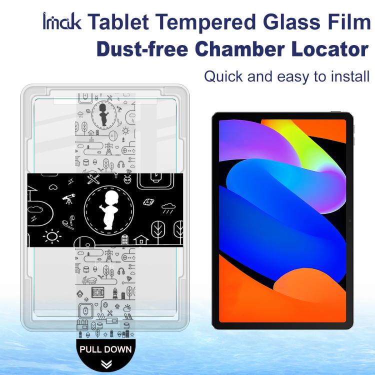 For Lenovo Tab M11 / Xiaoxin Pad 11 2024 imak Dust-free Chamber Locator Tablet Tempered Glass Film