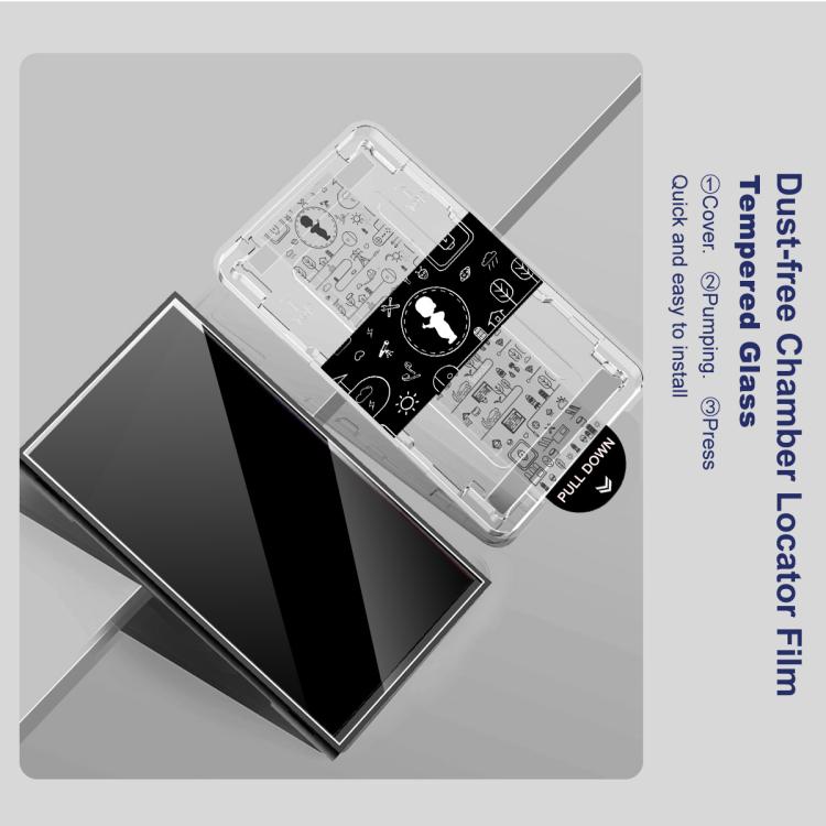 For Redmi K Pad imak Dust-free Chamber Locator Tablet Tempered Glass Film
