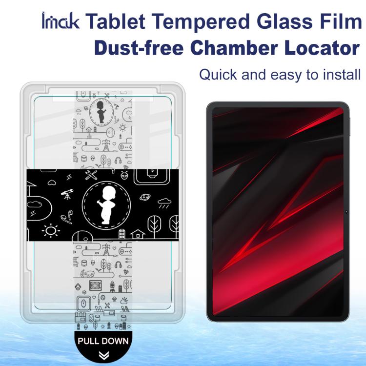 For ZTE nubia RedMagic Nova imak Dust-free Chamber Locator Tablet Tempered Glass Film