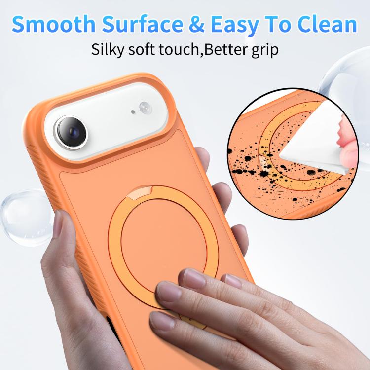 For iPhone Air Magnetic 360 Rotating Stand Airbag Shockproof Phone Case