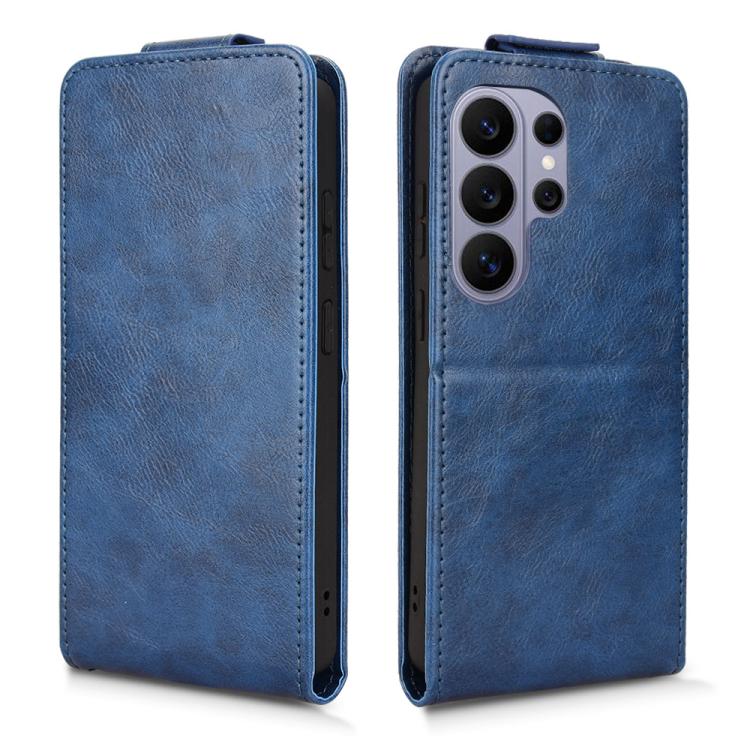 For Samsung Galaxy S26 Ultra 5G Magnetic Vertical Flip Leather Phone Case with Buckle