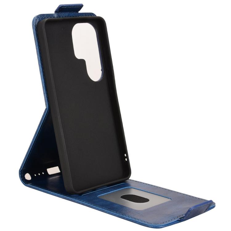 For Samsung Galaxy S26 Ultra 5G Magnetic Vertical Flip Leather Phone Case with Buckle