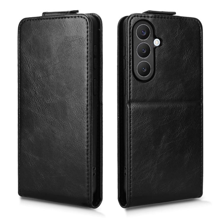 For Samsung Galaxy S26 5G Magnetic Vertical Flip Leather Phone Case with Buckle