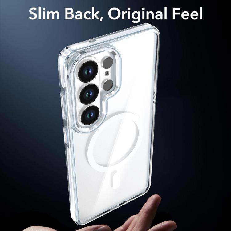 For Samsung Galaxy S26 Ultra 5G Qicai Two-color Transparent Magnetic Phone Case